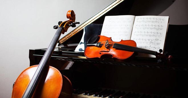 Violino, violoncello e pianoforte un 