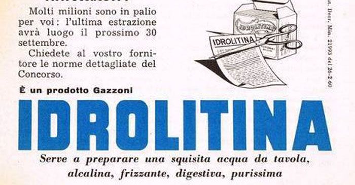 Idrolitina, Frizzina, Cristallina e le altre: rinfrescarsi (e digerire)  nella Sicilia anni 60